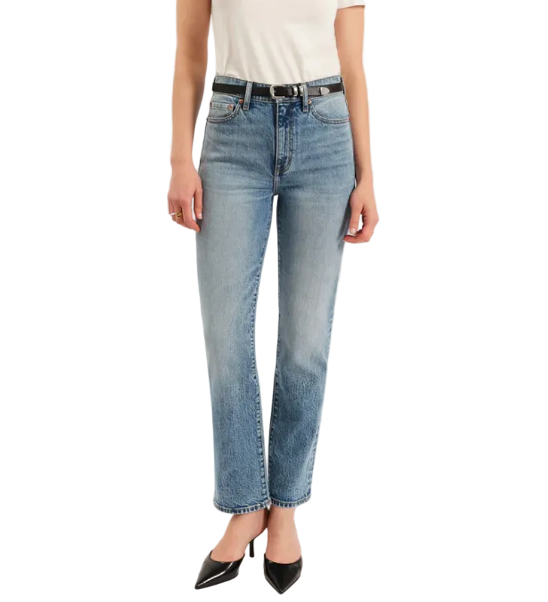 DAZE Smarty Pants High Rise Slim Straight - Face to Face - Gabrielle's Biloxi