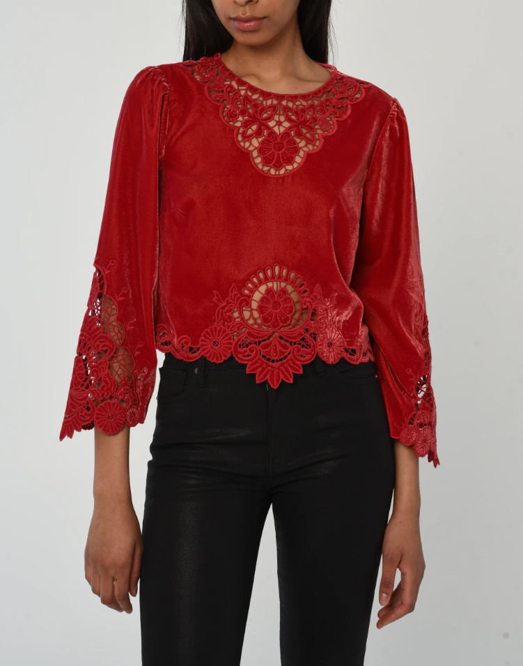 Love the Label Aline Top - American Beauty - Gabrielle's Biloxi