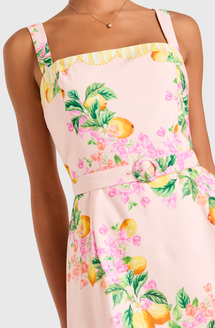 Amanda Uprichard Judie Romper - Limoncello - Gabrielle's Biloxi