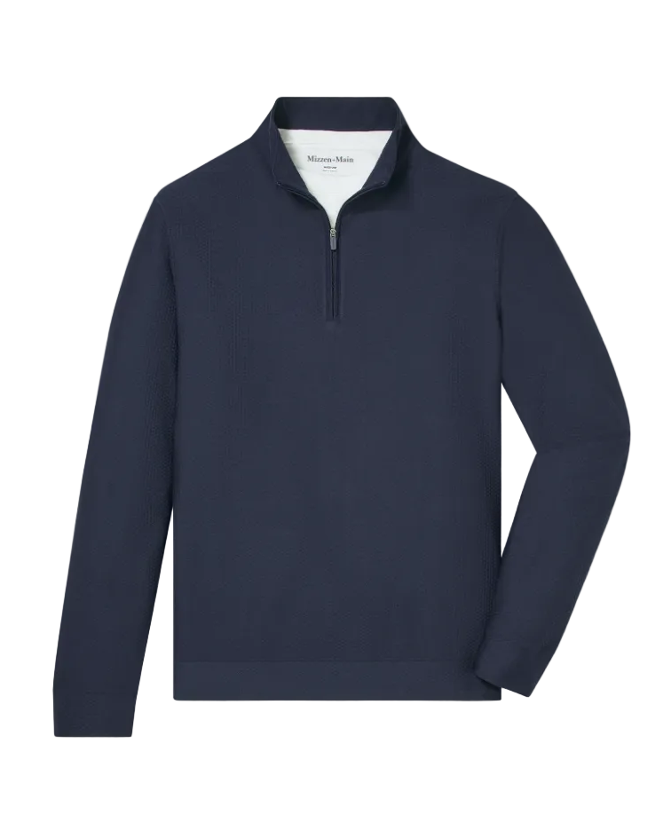 Mizzen+Main Easton Quarter Zip - Navy - Gabrielle's Biloxi