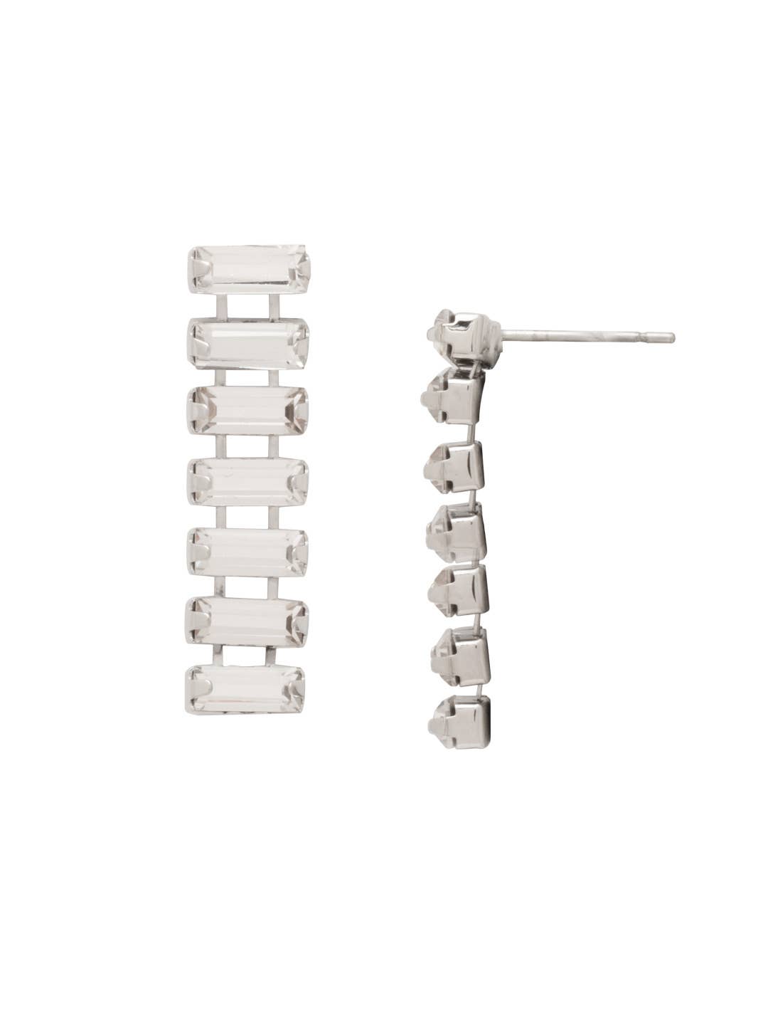 Bianca Dangle Earrings - Palladium
