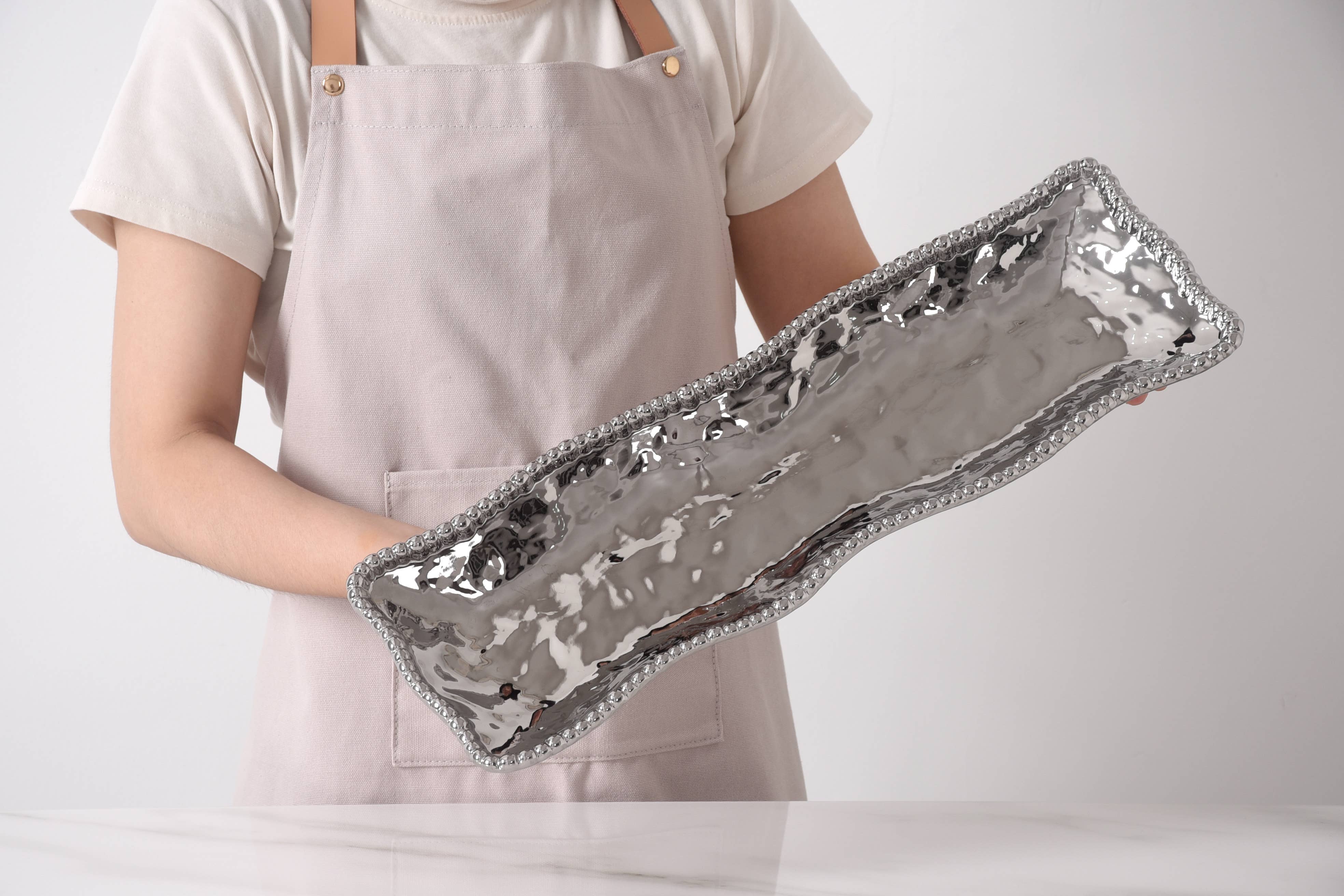 Pampa Bay Rectangular Serving Piece - Silver