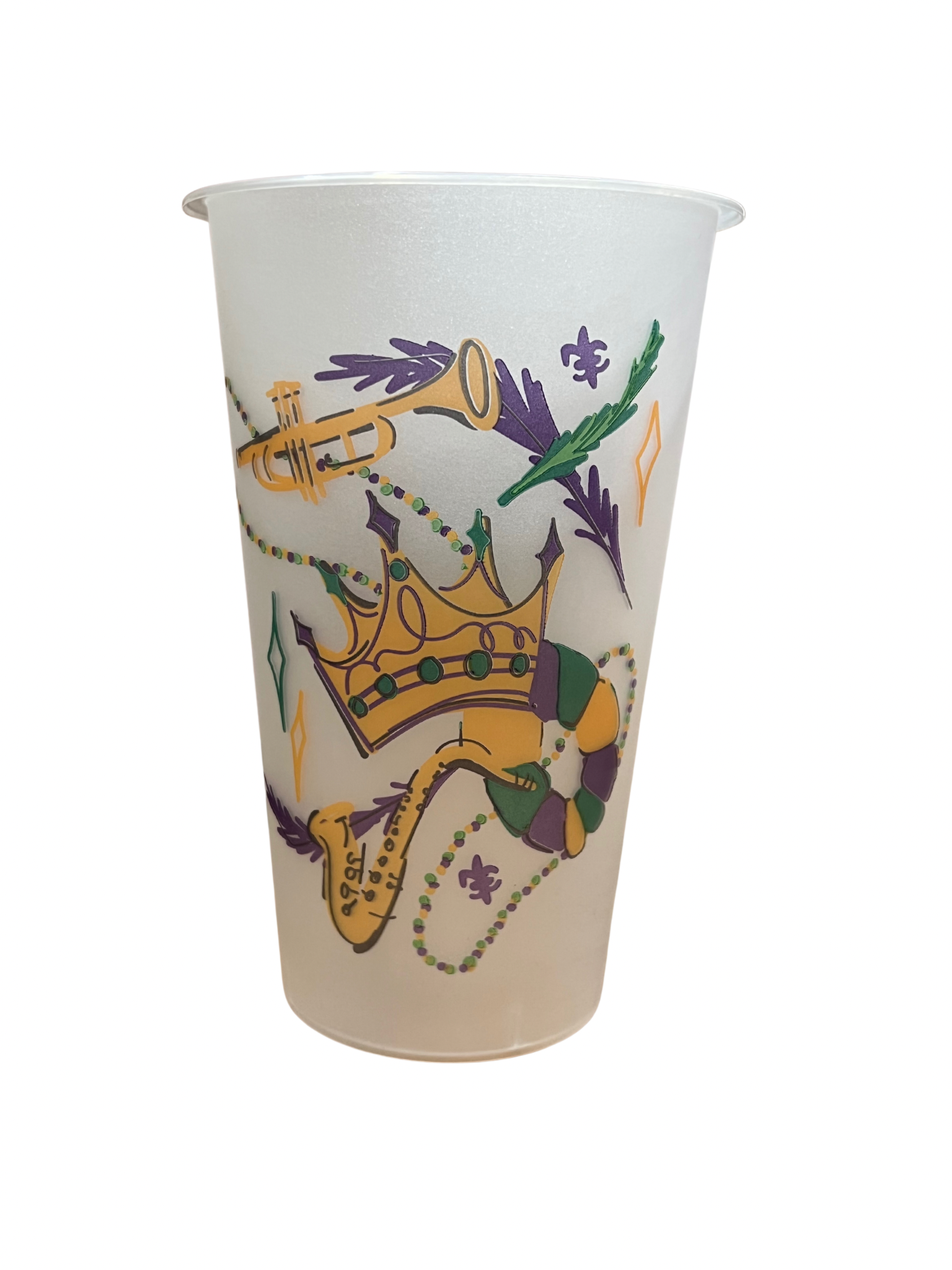 To-Go Cups - Mardi Gras Mask - Gabrielle's Biloxi