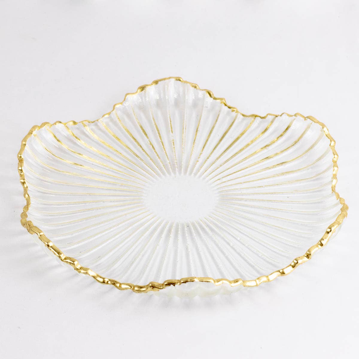 Gatsby Glass Serving Platter - 10.5" - Gabrielle's Biloxi
