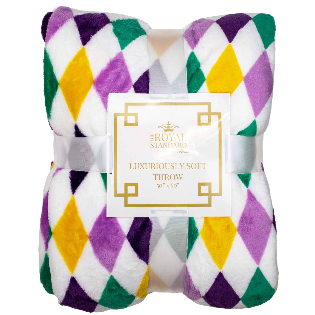 Mardi Gras Harlequin Throw - 50x60 - Gabrielle's Biloxi