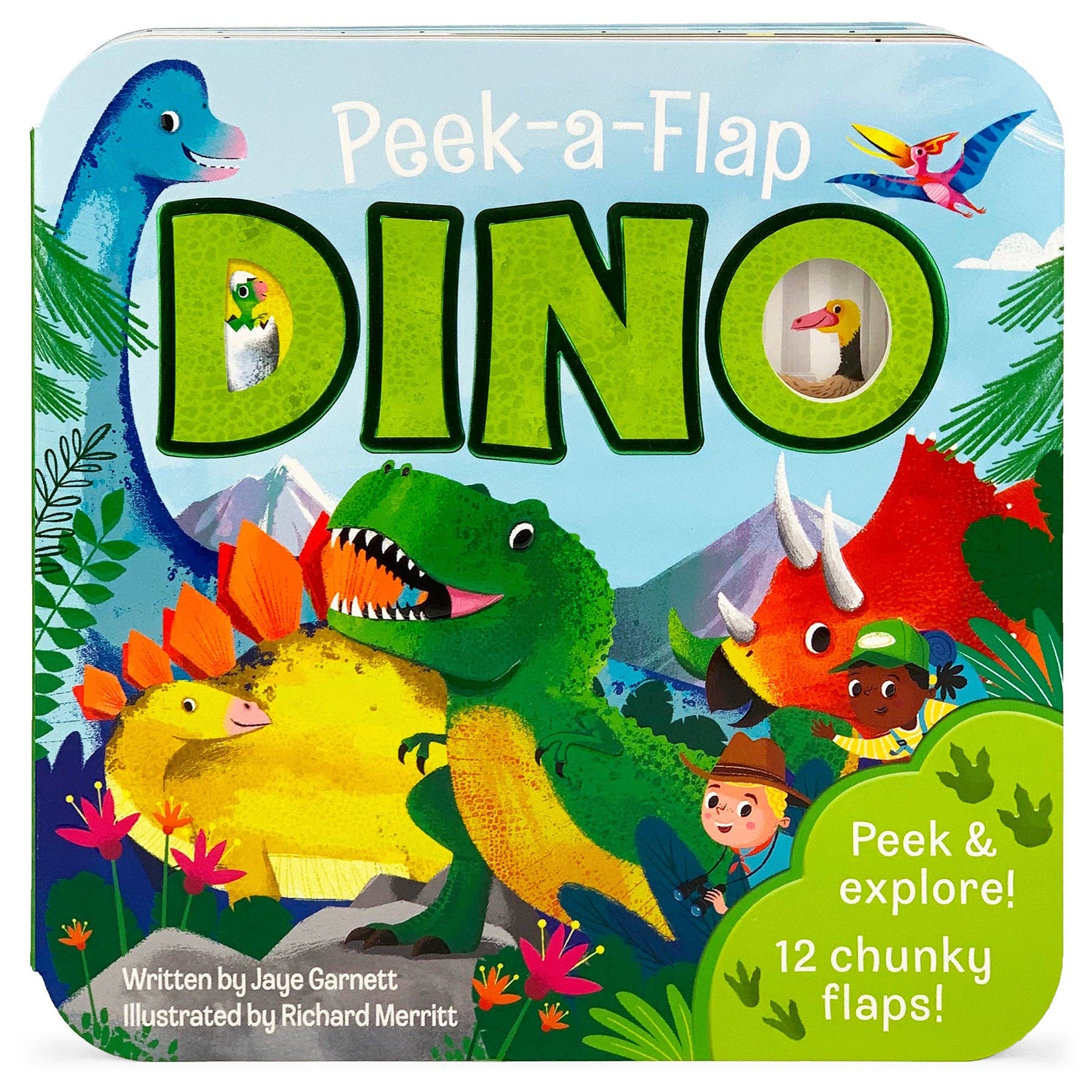 Dino Lift-a-Flap Board Book - Gabrielle's Biloxi