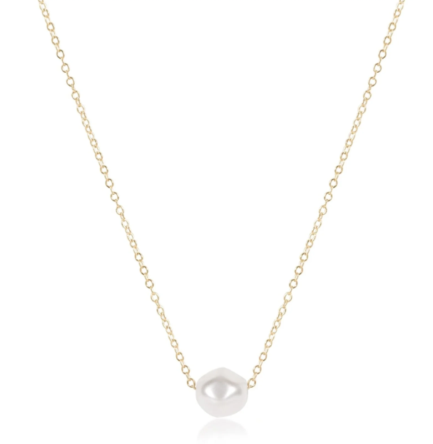 ENewton 16" Necklace Gold - Admire Pearl - Gabrielle's Biloxi