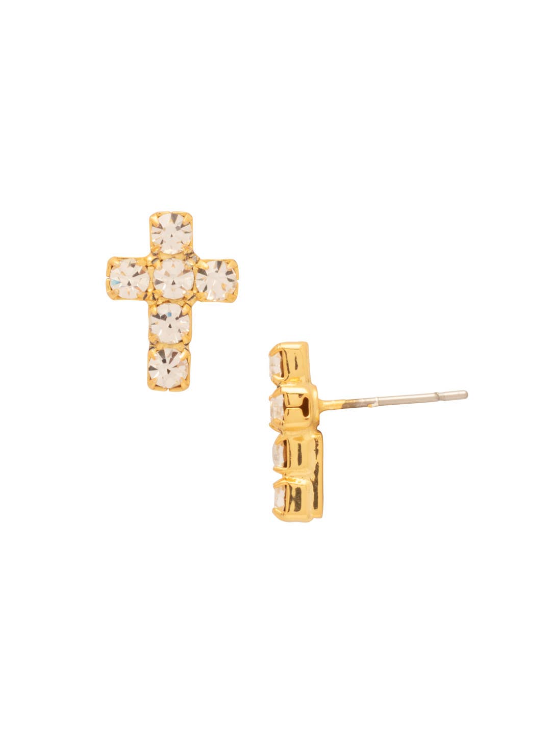 Carly Cross Stud Earrings - EGE88BGCRY - Gabrielle's Biloxi
