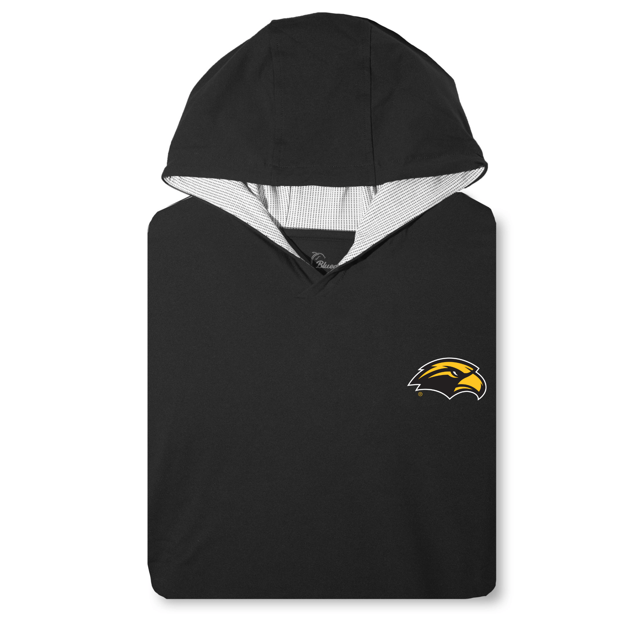 Black Performance Hoodie - Southern Miss USM Eagle