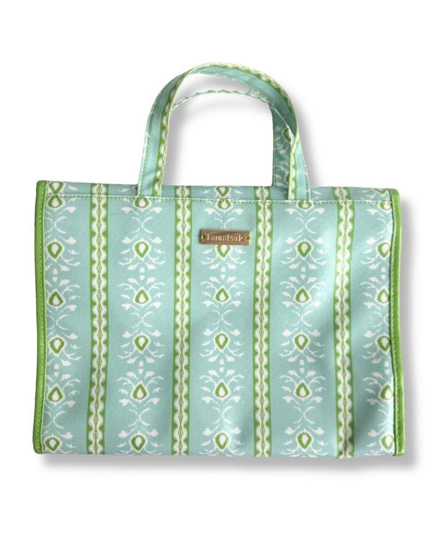 Laura Park Hanging Travel Case - Rosemary Stripe Blue