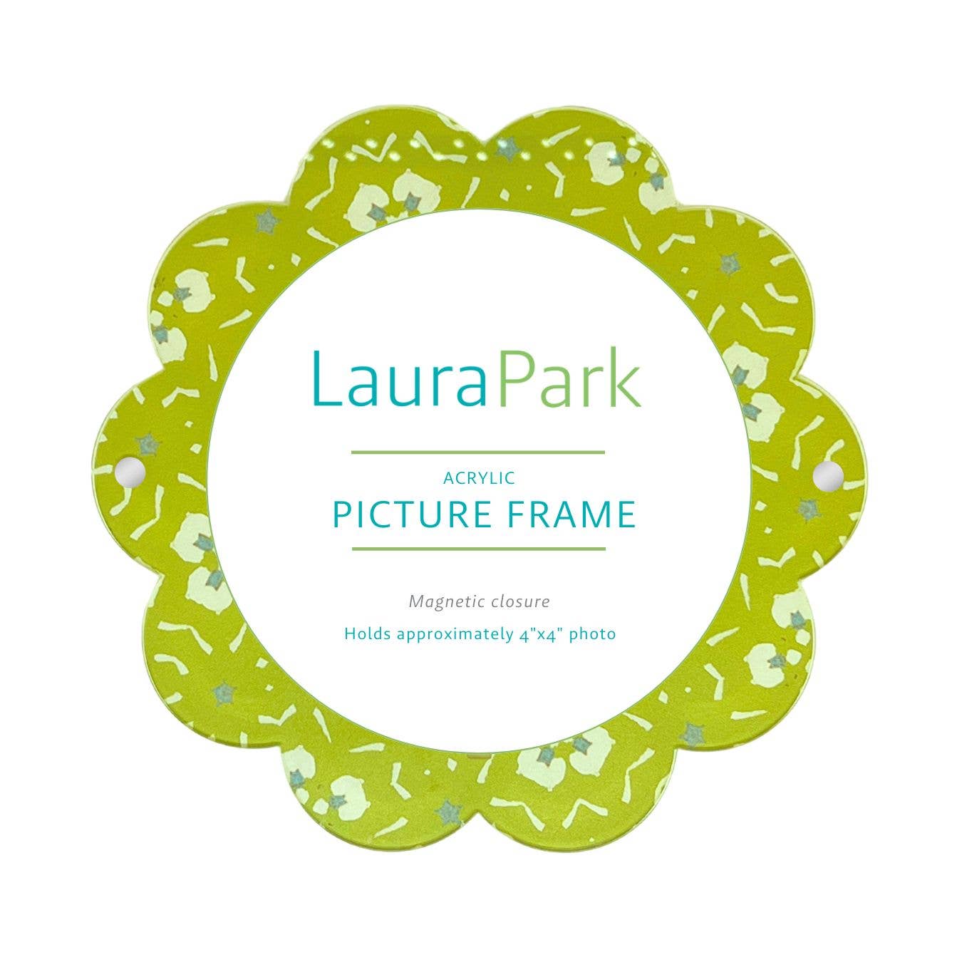 Dorset Garden Green Acrylic Round Picture Frame - Gabrielle's Biloxi