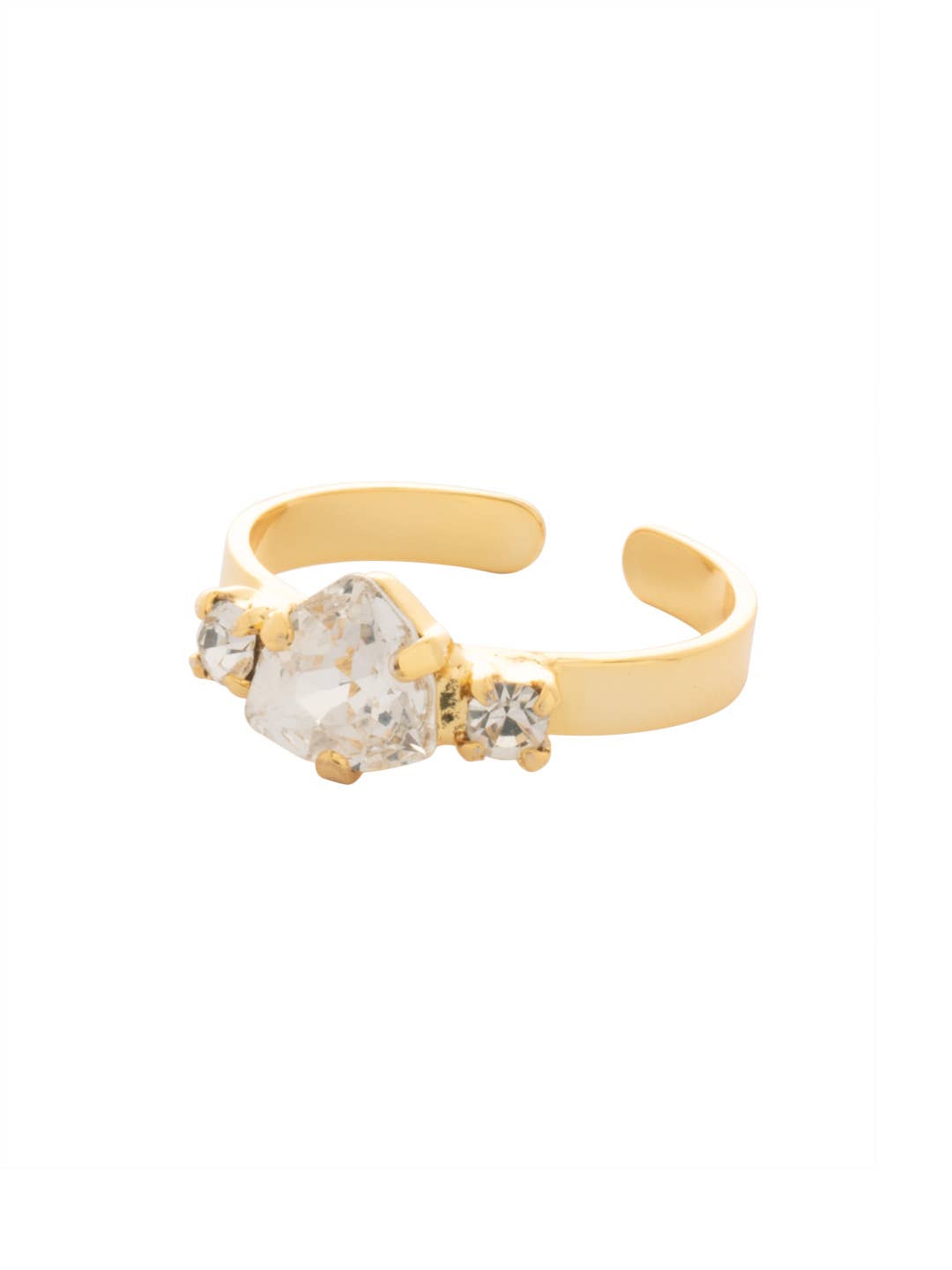 Sorrelli Paulina Band Ring - Bright Gold Crystal - Gabrielle's Biloxi