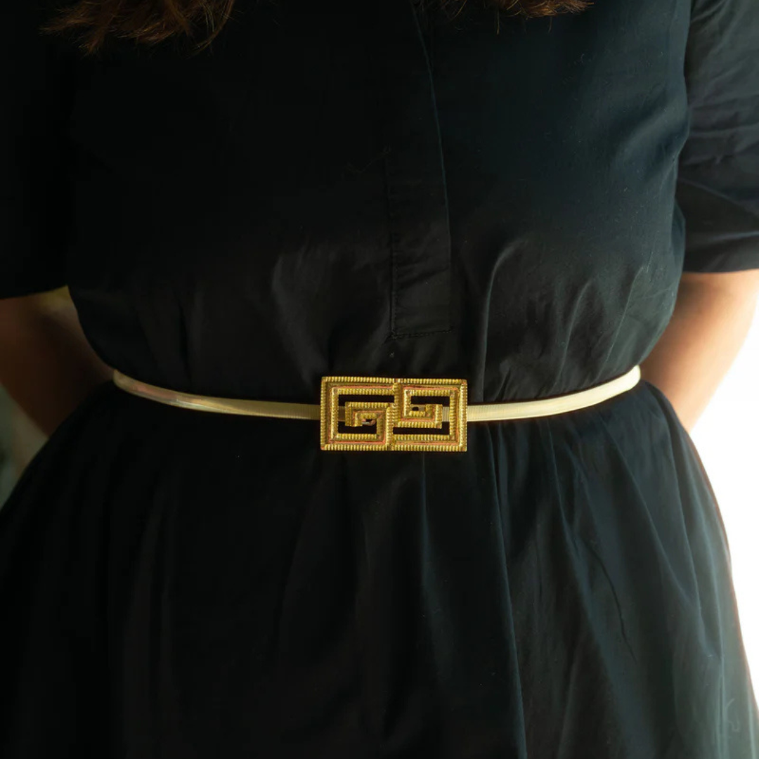 Garland Bags Stretch Belt Set - Greek Key - Gabrielle's Biloxi