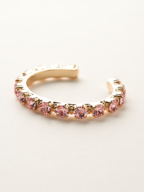 Sorrelli Riveting Romance Cuff Bracelet - Light Rose - Gabrielle's Biloxi