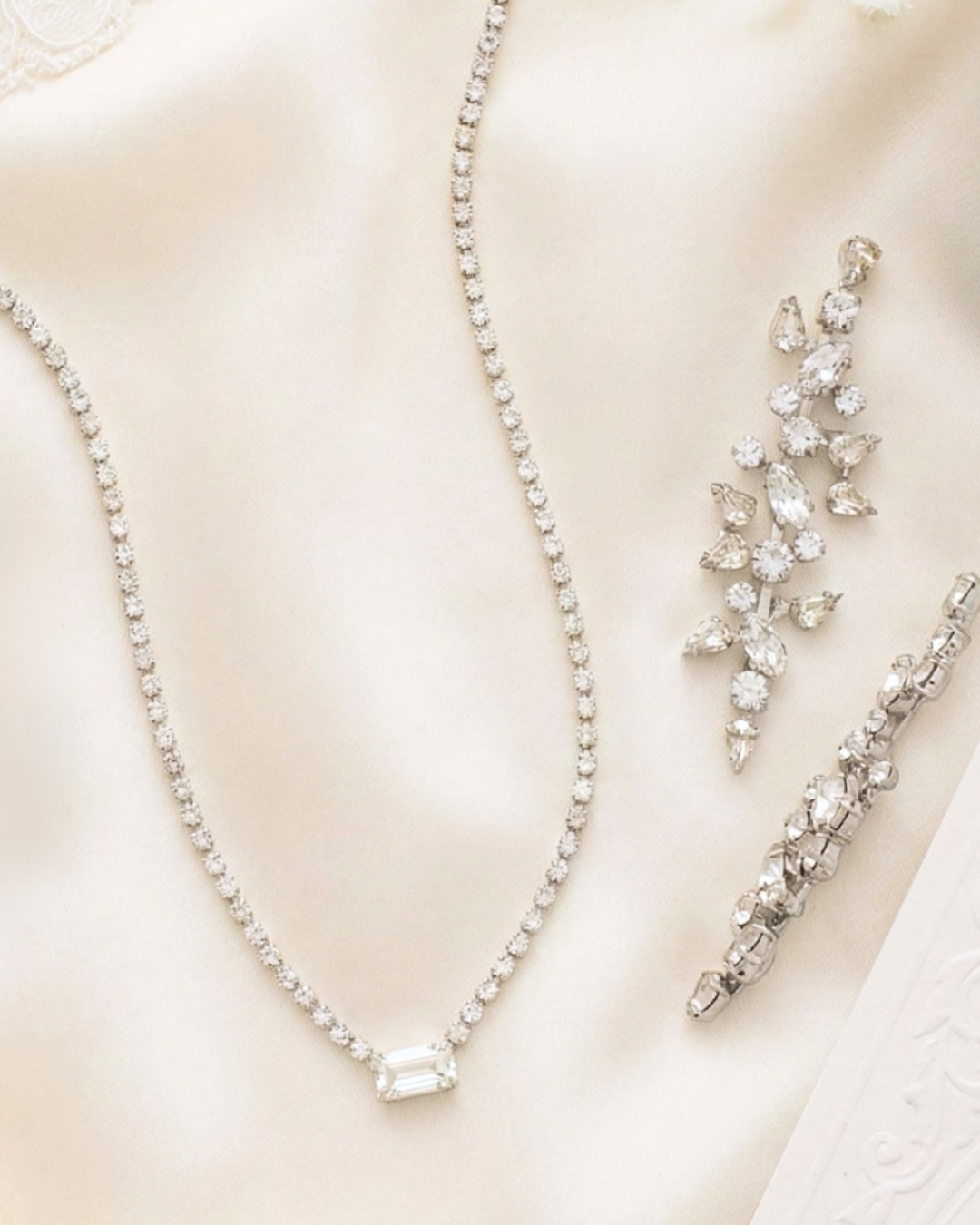 Sorrelli Daphne Statement Earrings - Crystal Silver