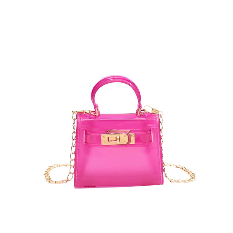 Girl's Mini Jelly Bag - Hot Pink - Gabrielle's Biloxi