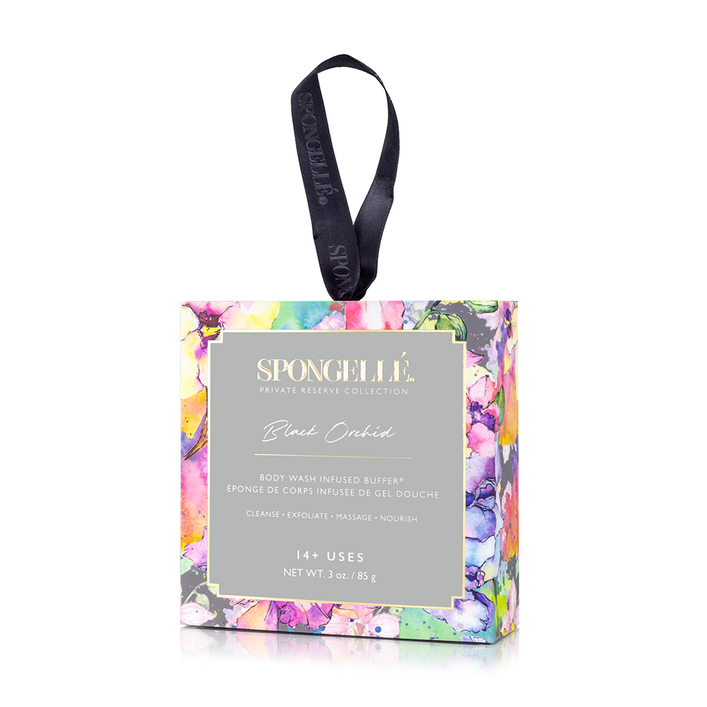 Spongellé Black Orchid Boxed Flower - Gabrielle's Biloxi