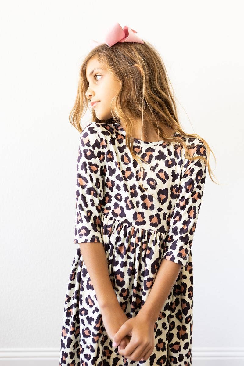Wild One 3/4 Sleeve Pocket Twirl Dress - Gabrielle's Biloxi