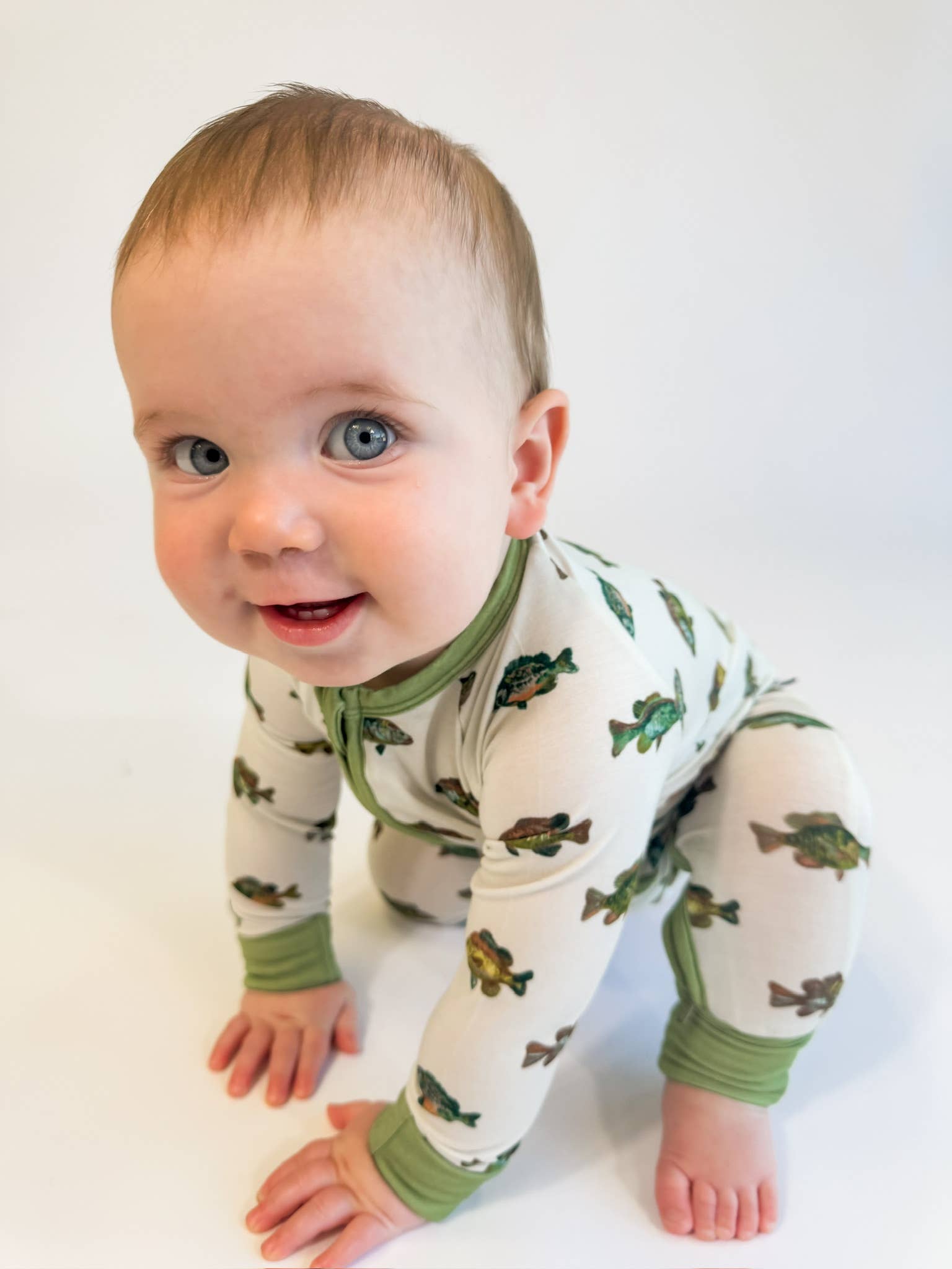 Lake Fish - Convertible Zip PJs - Gabrielle's Biloxi