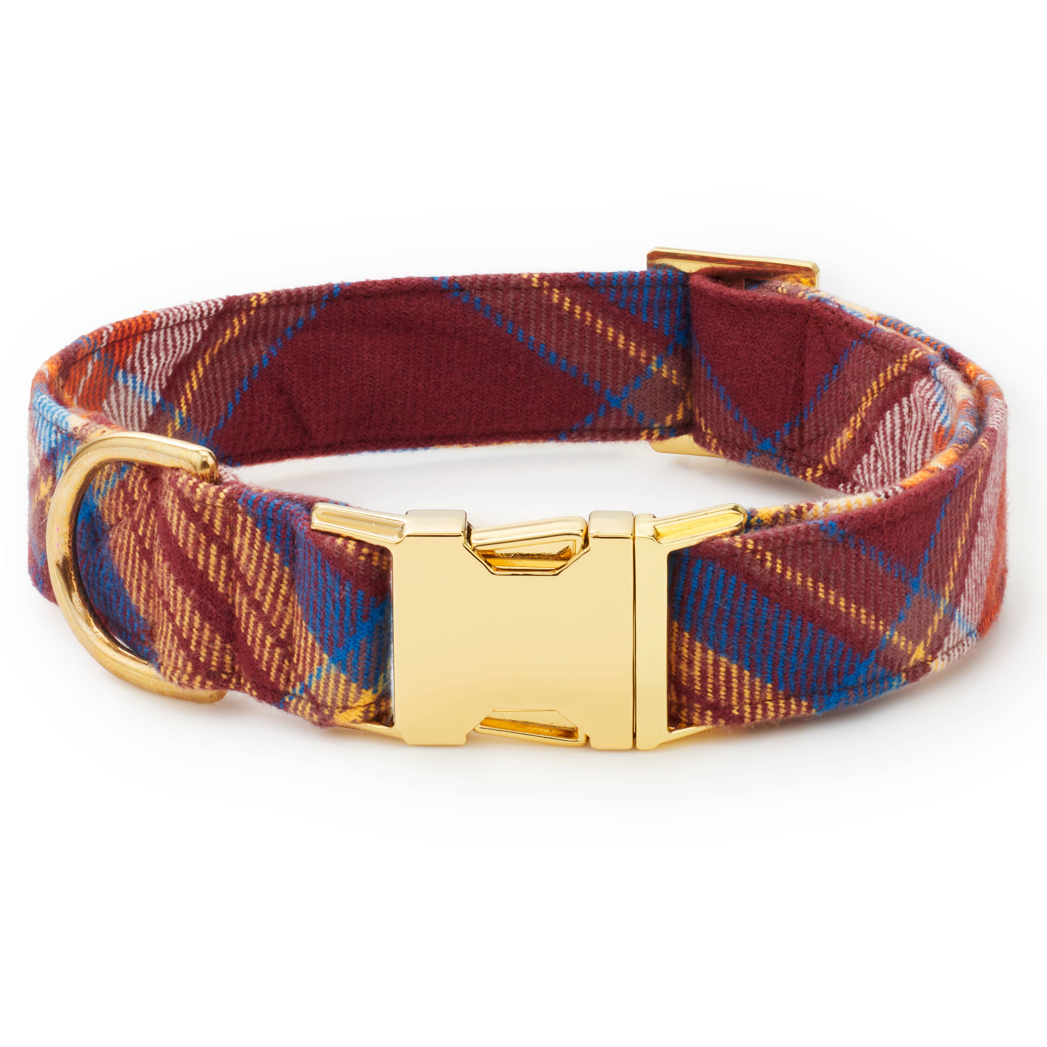 Marlow Plaid Flannel Dog Collar