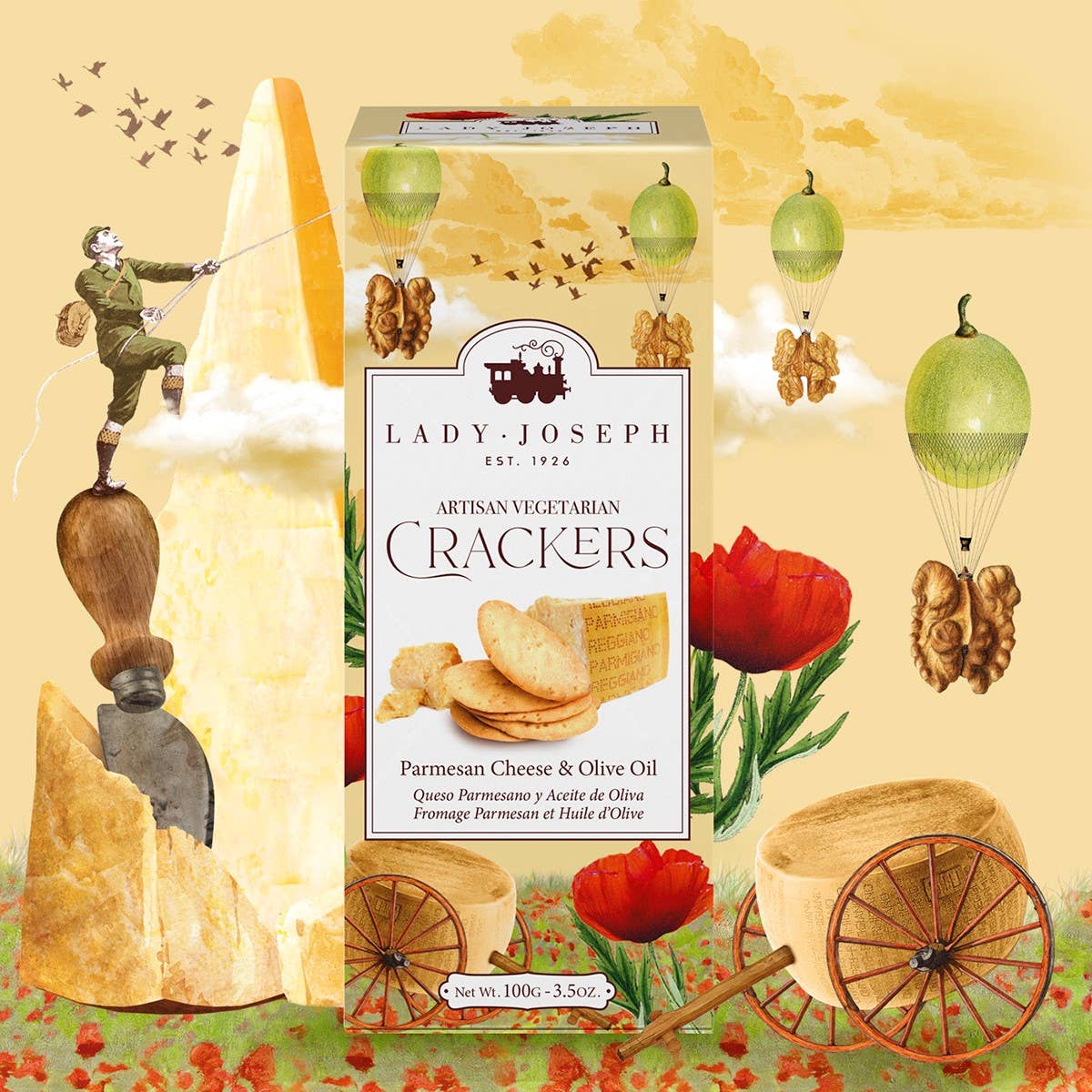Parmesan and Olive Oil Crackers - Gabrielle's Biloxi