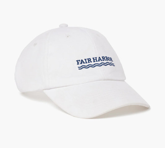 Fair Harbor The Boardwalk Dad Hat - White - Gabrielle's Biloxi