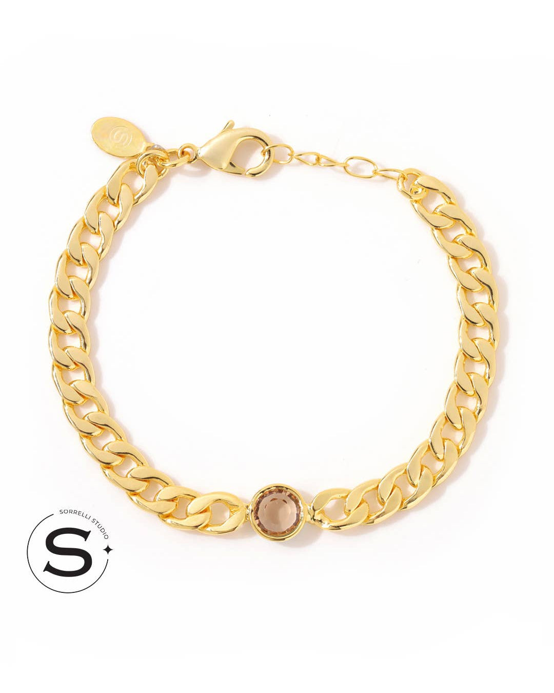 Sorrelli Studio Single Crystal Tennis Bracelet - Light Colorado