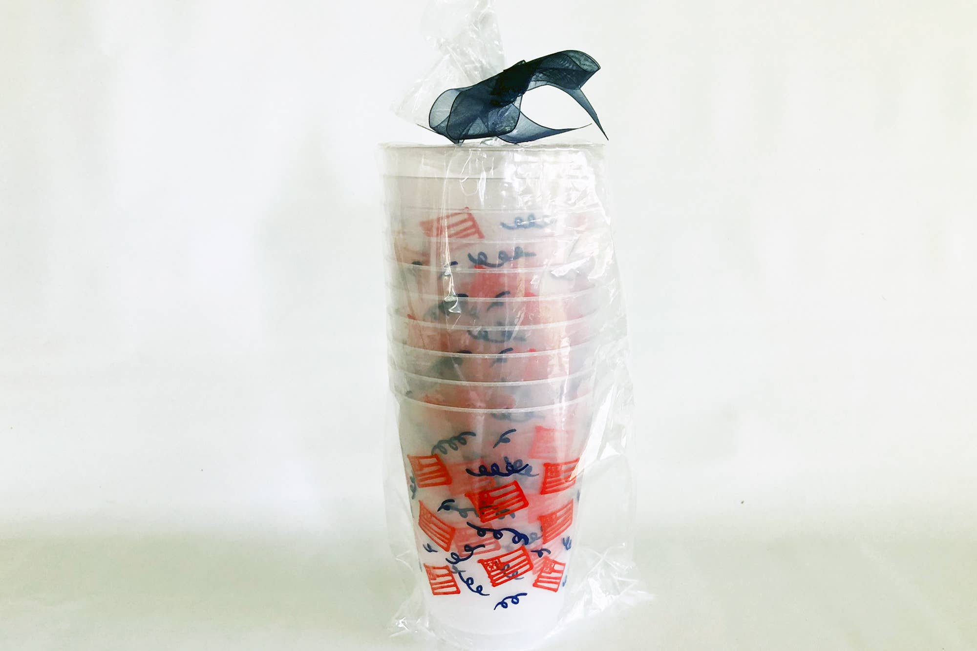 July 4th/Patriotic -American Flag Wrap Frost Cup