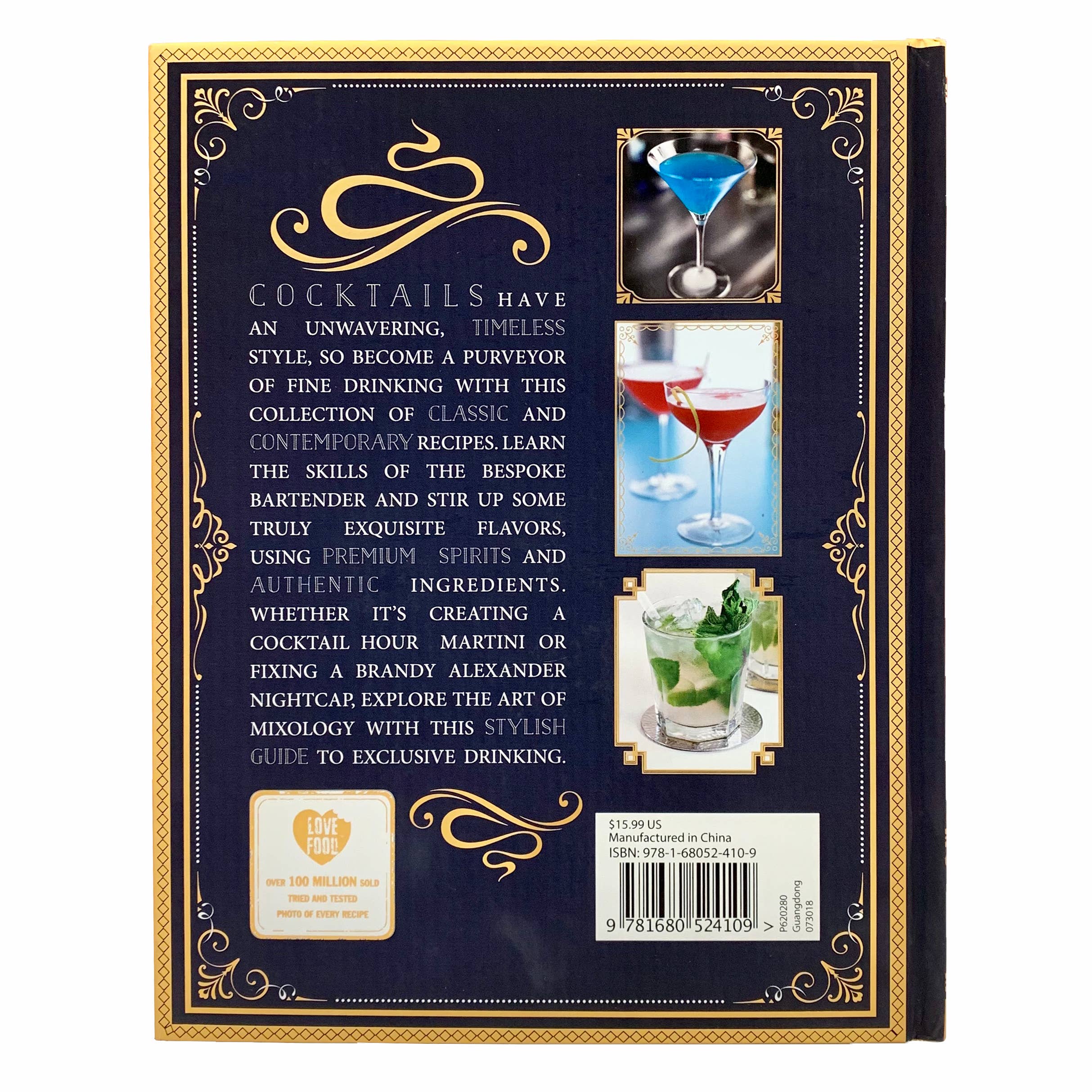 The Art of Mixology Cocktail Recipe Book - Gabrielle's Biloxi