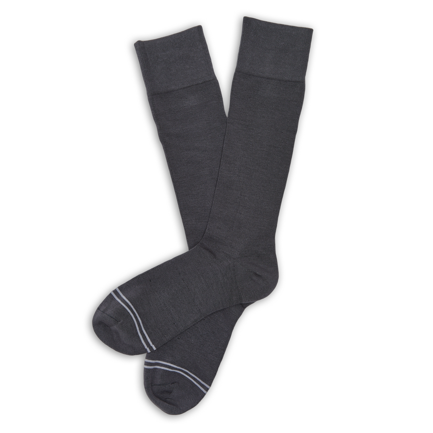 DeadSoxy Asher - Charcoal Grey Dress Socks - Gabrielle's Biloxi