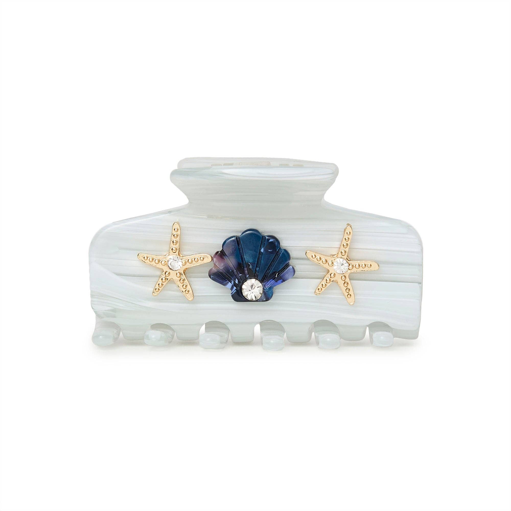 MARBLE MINI SEA SHELL CLAW CLIP - Gabrielle's Biloxi