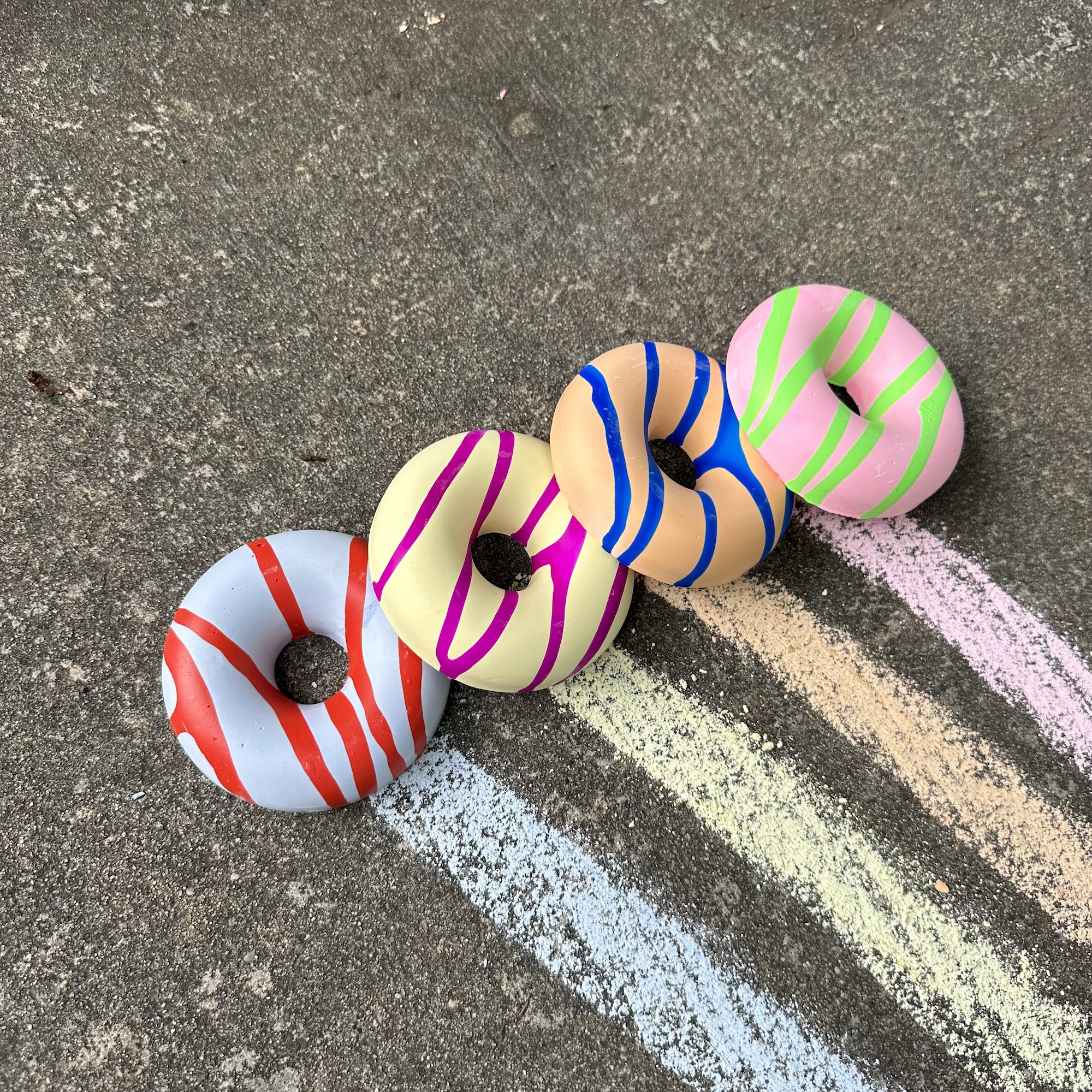 Donuts Handmade Sidewalk Chalk - Assorted - Gabrielle's Biloxi