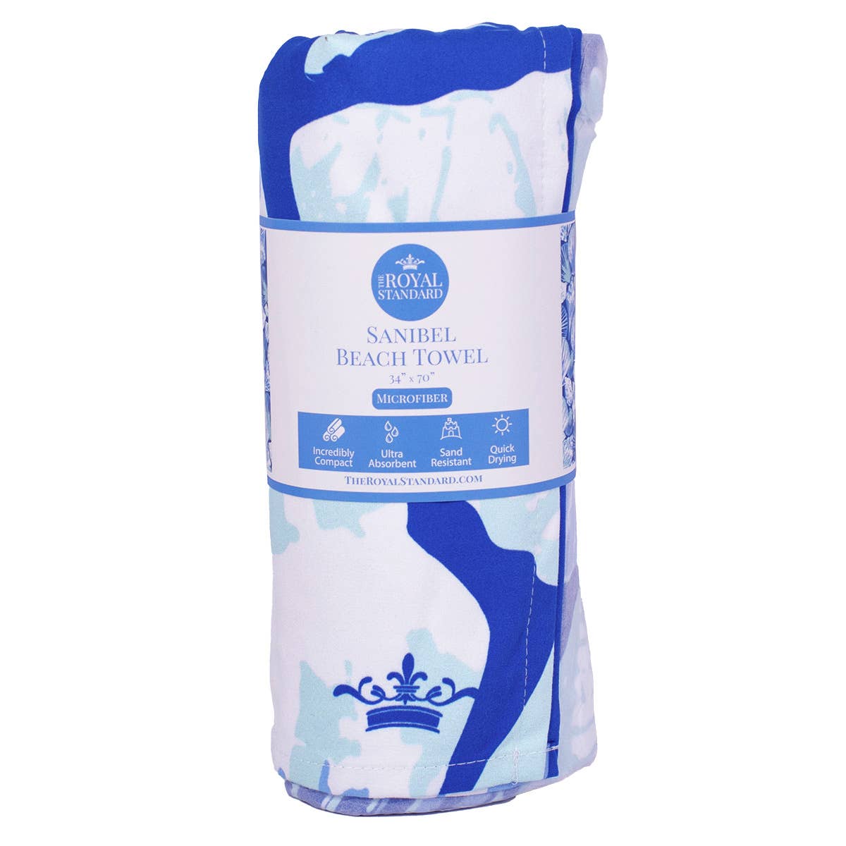 Sanibel Beach Towel - Sapphire/Palace/Sky - Gabrielle's Biloxi