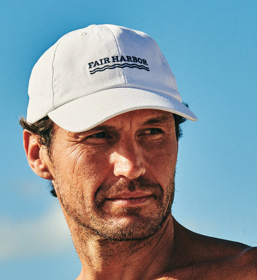 Fair Harbor The Boardwalk Dad Hat - White - Gabrielle's Biloxi