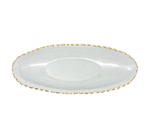 Darden Large Oval Platter - Gold - Gabrielle's Biloxi