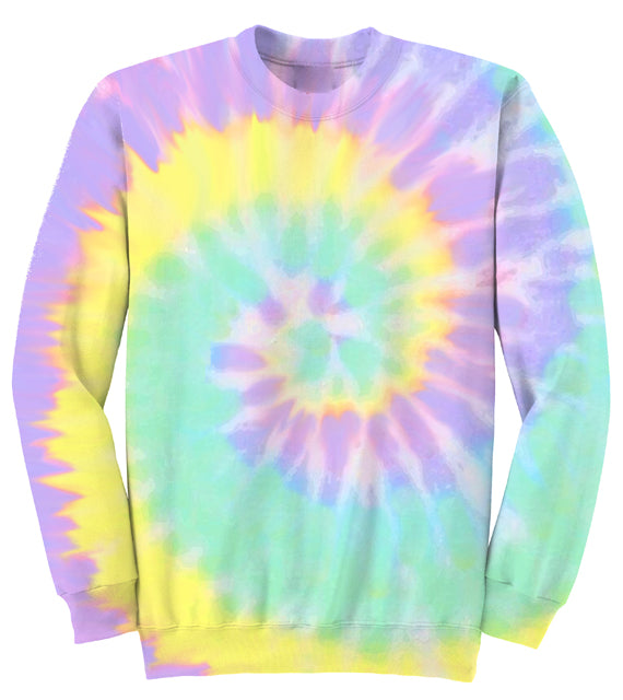 Girls Tie Dye Sweatshirt Mardi Gras 2024 - Gabrielle's Biloxi