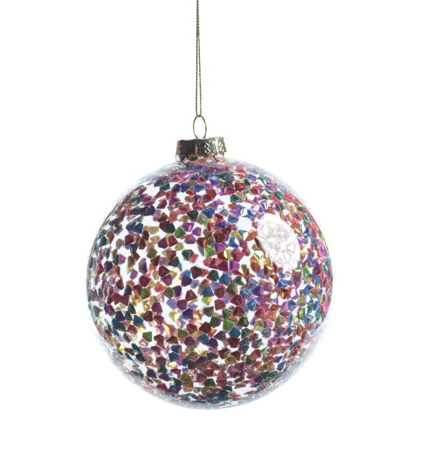 Multicolor Sequin Ornament - 4.75" - Gabrielle's Biloxi