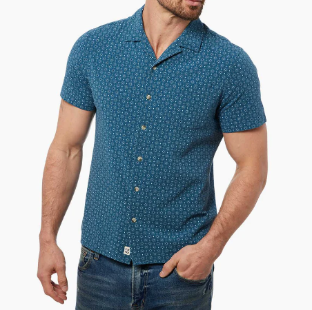 Fair Harbor The Casablanca Camp Shirt - Navy Neptune - Gabrielle's Biloxi