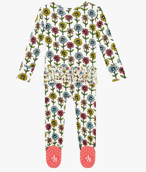 Posh Peanut Footie Ruffled Zippered One Piece - Maya Lynn - Gabrielle's Biloxi