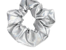 Girls Scrunchie - Metallic Silver - Gabrielle's Biloxi