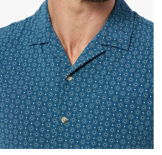 Fair Harbor The Casablanca Camp Shirt - Navy Neptune - Gabrielle's Biloxi