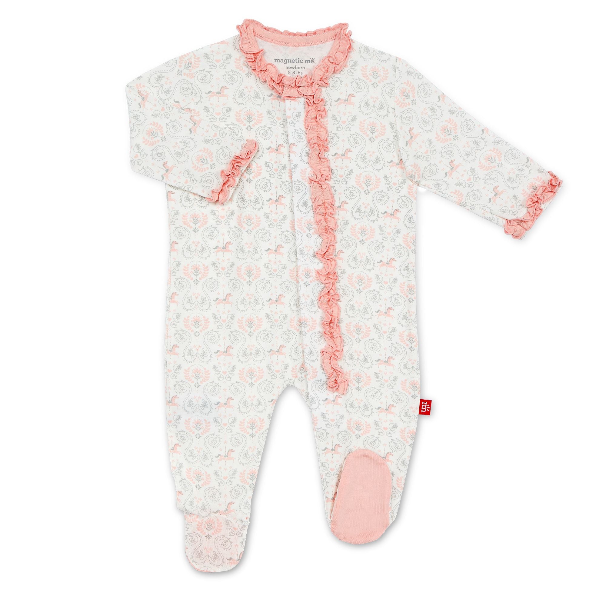 Magnetic Me Carousel Ruffle Footie - Gabrielle's Biloxi