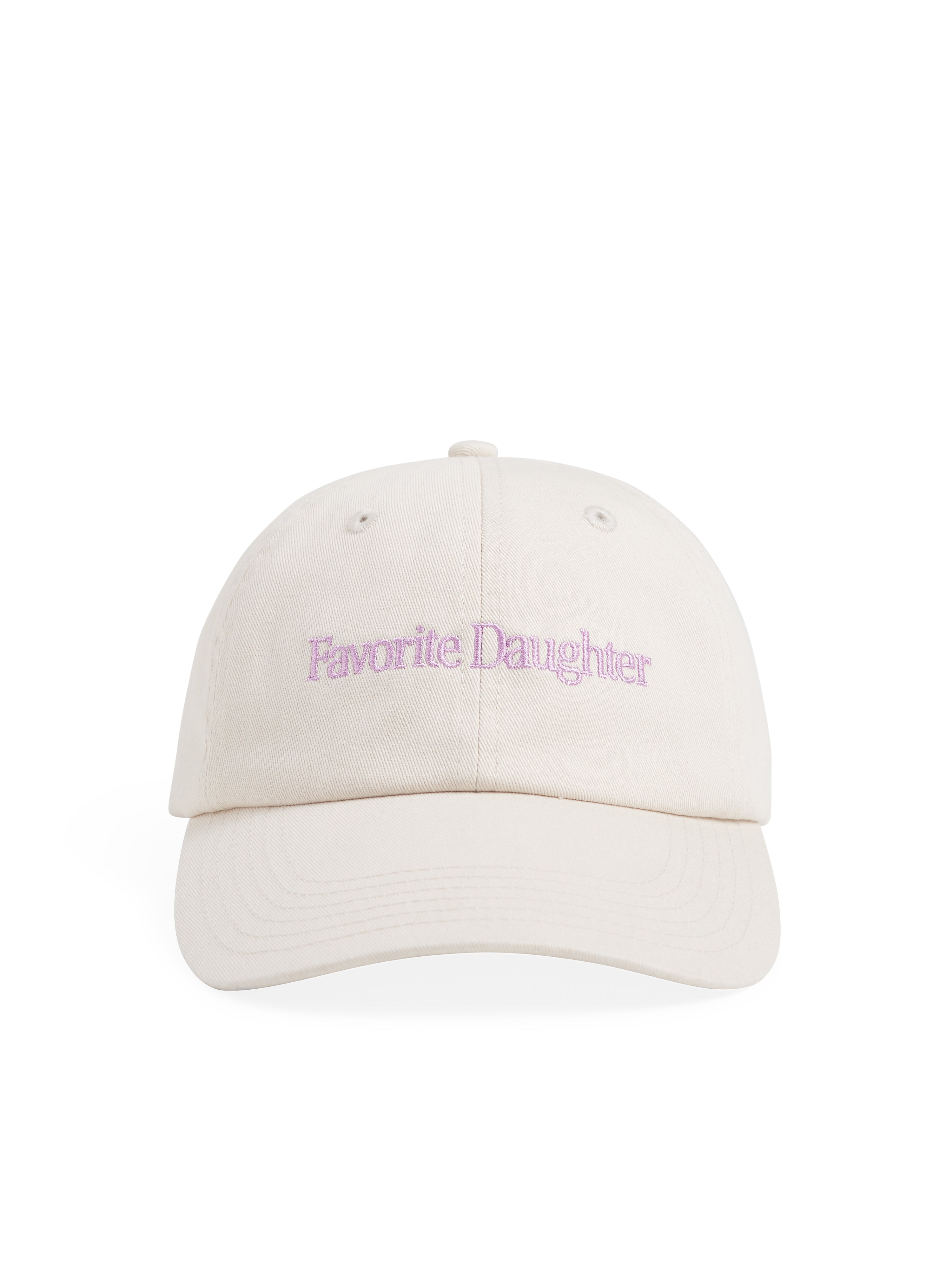 Favorite Daughter Classic Logo Baseball Hat - Lhaki w/ Lavendar - Gabrielle's Biloxi