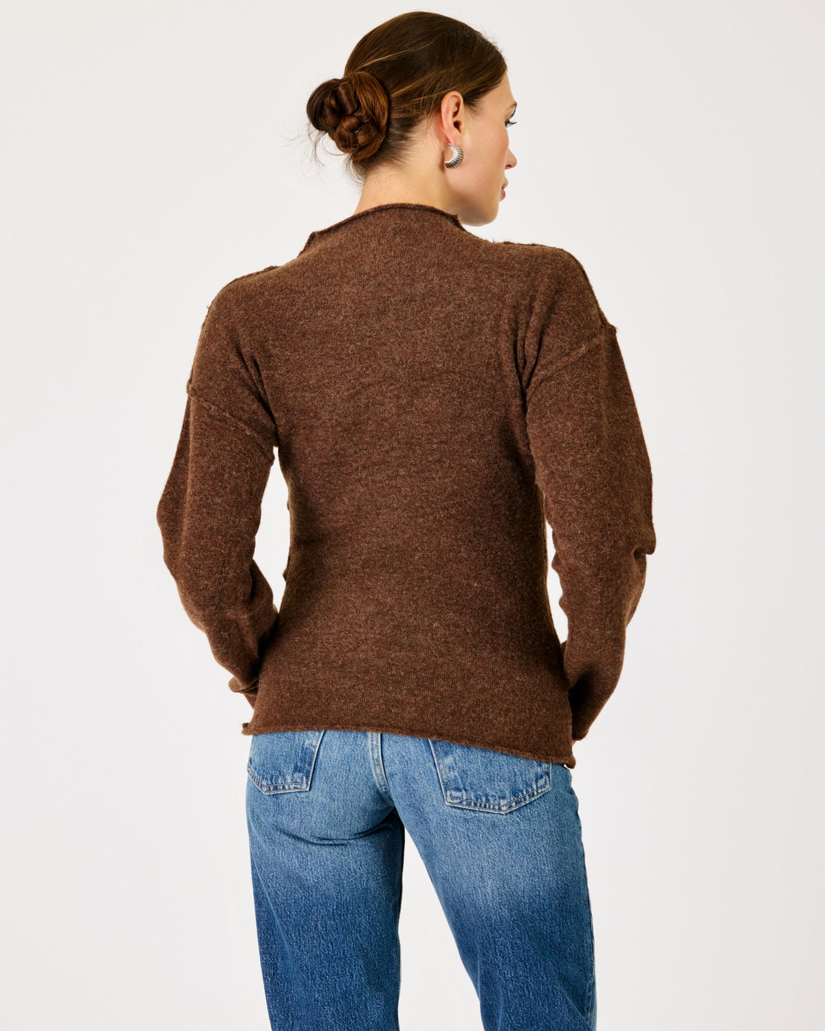 Line and Dot Lennon Sweater - Brown