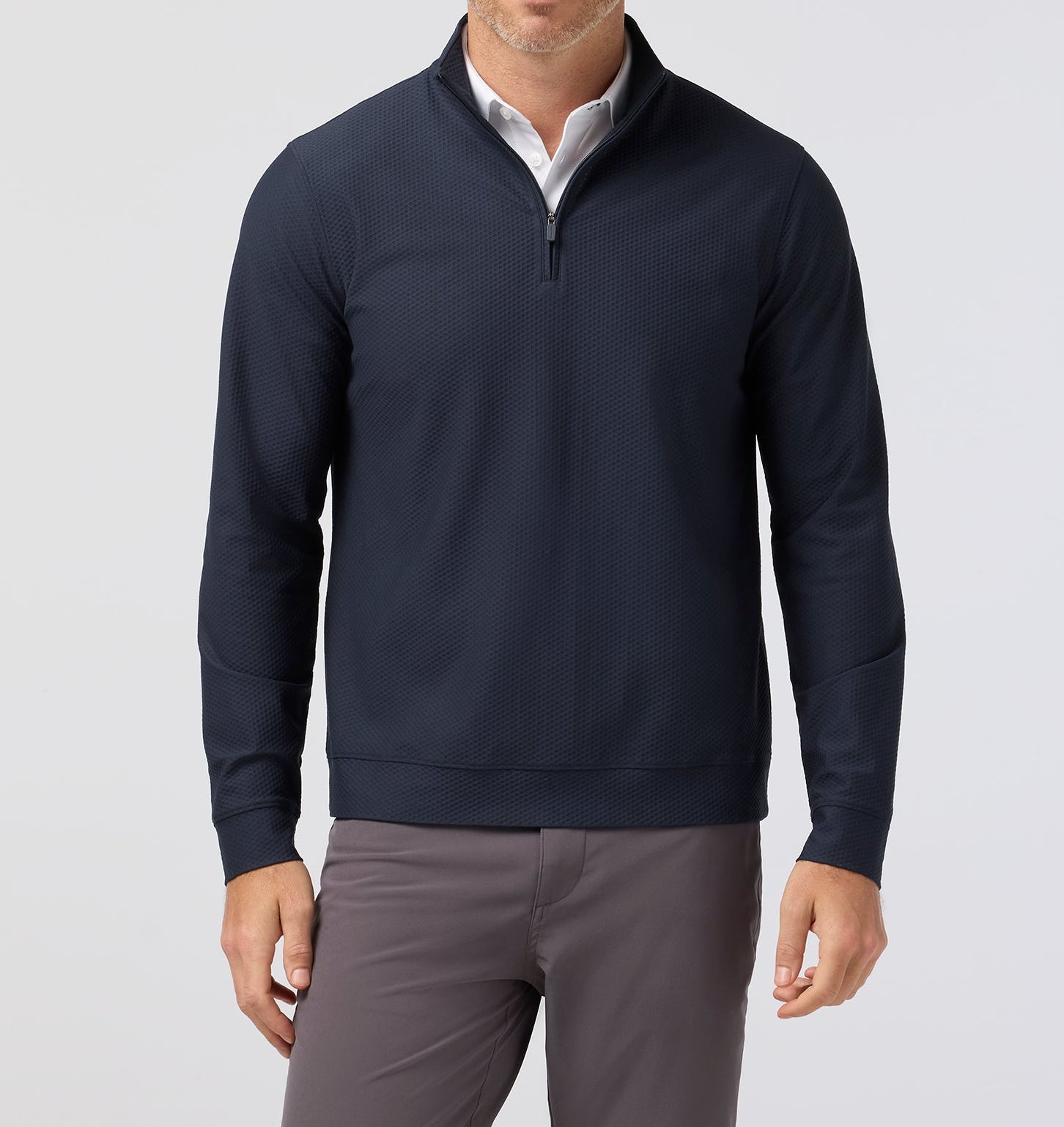 Mizzen+Main Easton Quarter Zip - Navy