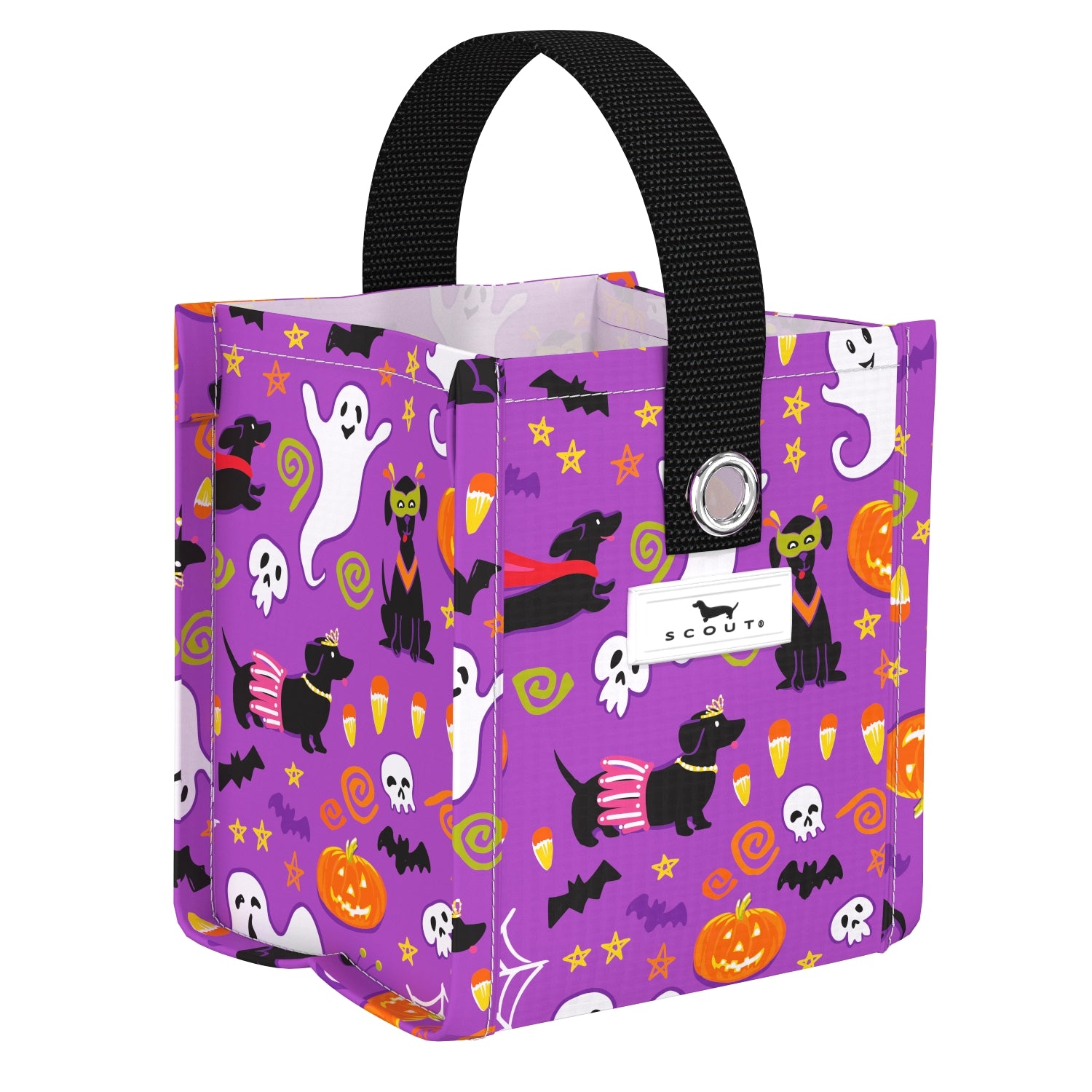 Scout Gift Bag Square X-Small - Howl O Weenie - Gabrielle's Biloxi