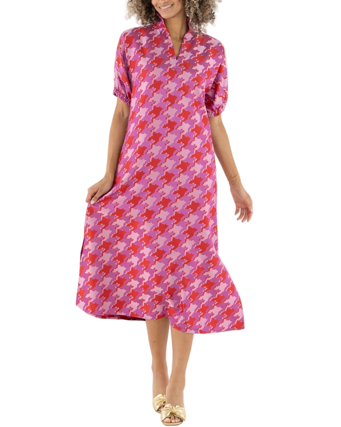 Poppy Maxi - Houndstooth
