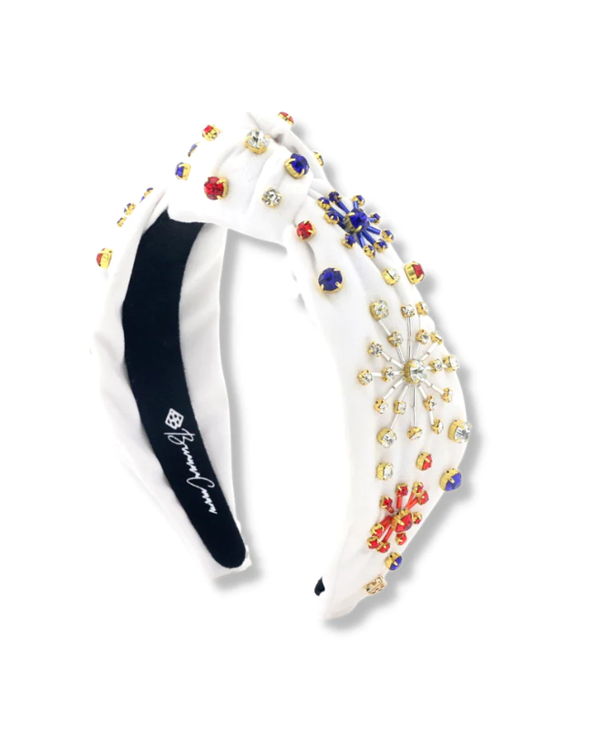 Breanna Cannon Firework Celebration Headband - White 