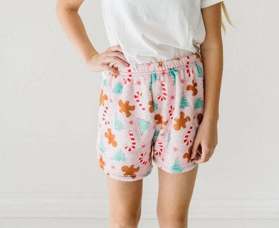 Macaran + Me Plush Shorts - XMas Cookie - Gabrielle's Biloxi