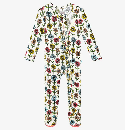 Posh Peanut Footie Ruffled Zippered One Piece - Maya Lynn - Gabrielle's Biloxi